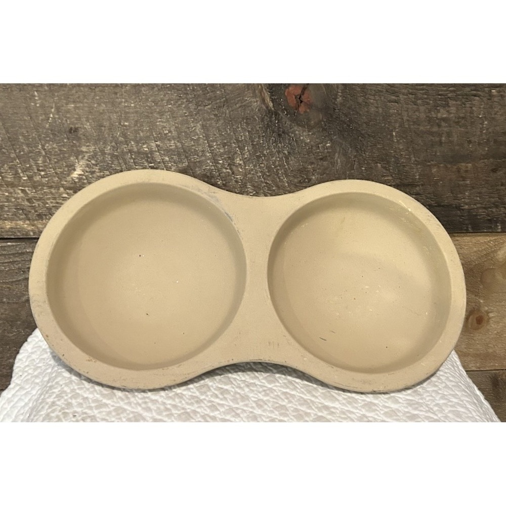 Pampered Chef Microwave Double Egg Cooker Stoneware #5132